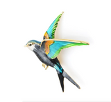 Bright Hummingbird Brooch