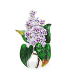 Hyacinth Floral Brooch