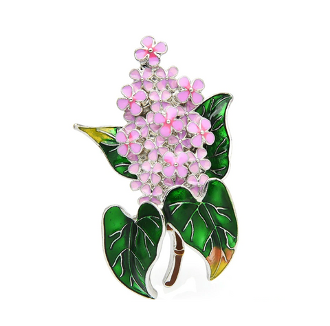 Hyacinth Floral Brooch