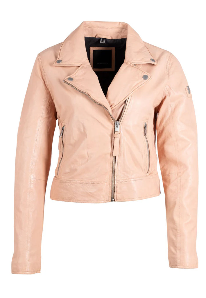 MANTEAU CUIR HOMME - JULENE - Peach