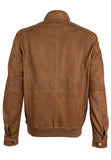 MANTEAU CUIR HOMME - MELOW - Whisky