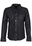 MANTEAU CUIR HOMME - SEDRO - Dark Navy