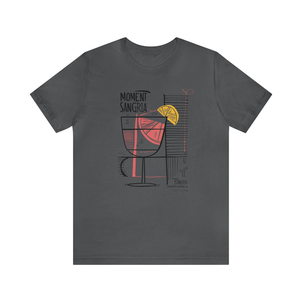 T-shirt Coton Ample - MOMENT SANGRIA