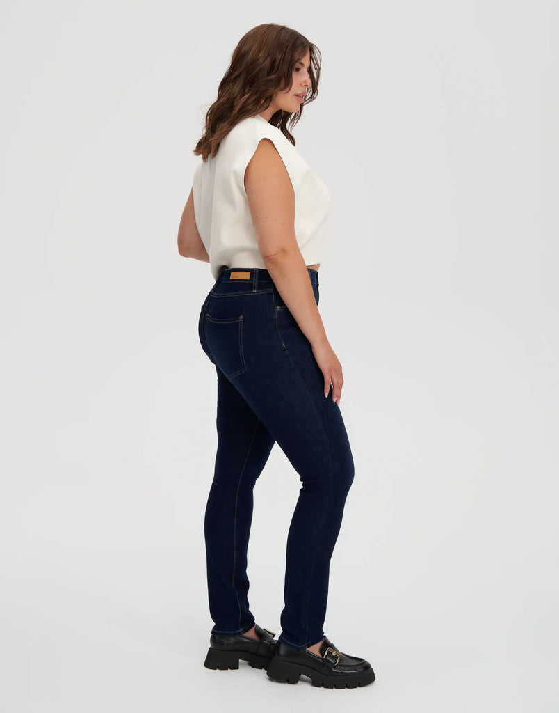 JEANS RACHEL COUPE ETROITE / DK INDIE - Yoga Jeans