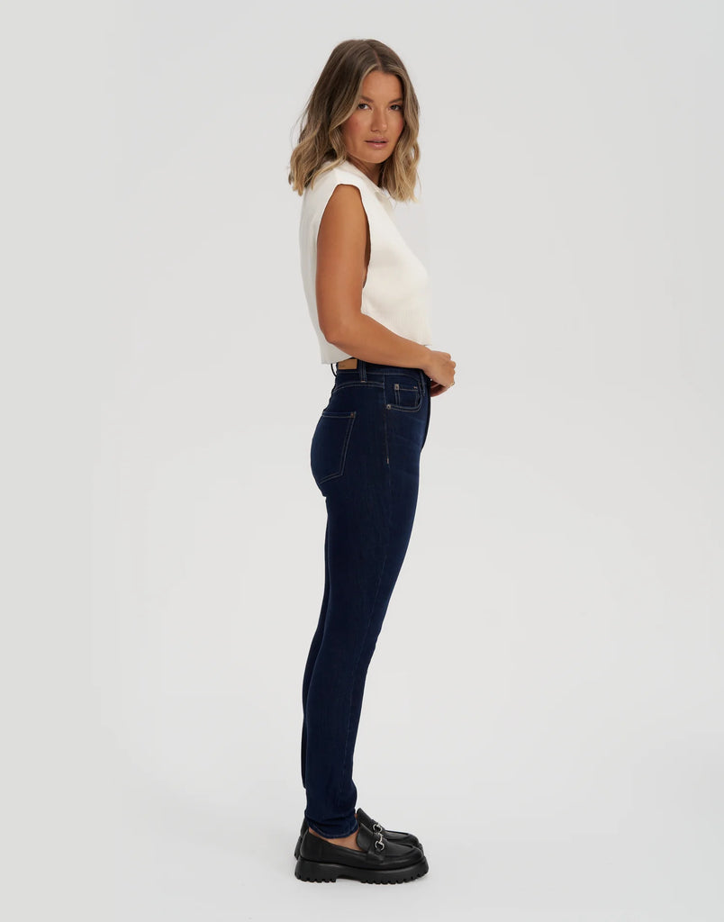 JEANS RACHEL COUPE ETROITE / DK INDIE - Yoga Jeans