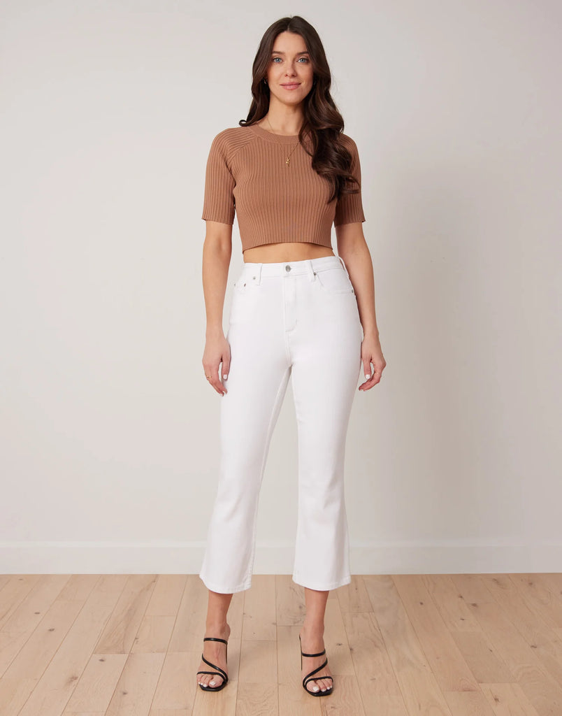 JEANS ALEX COUPE EVASEE / WHITE - Yoga Jeans