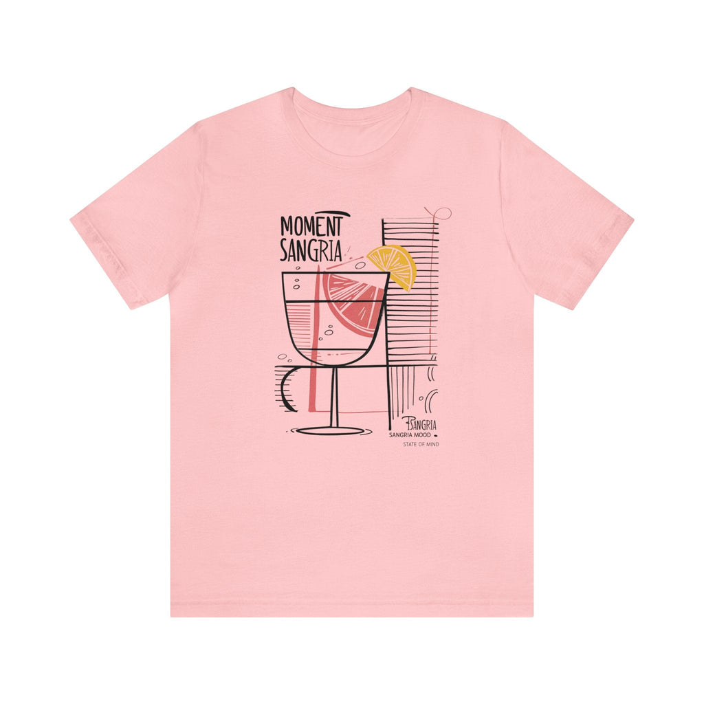 T-shirt Coton Ample - MOMENT SANGRIA