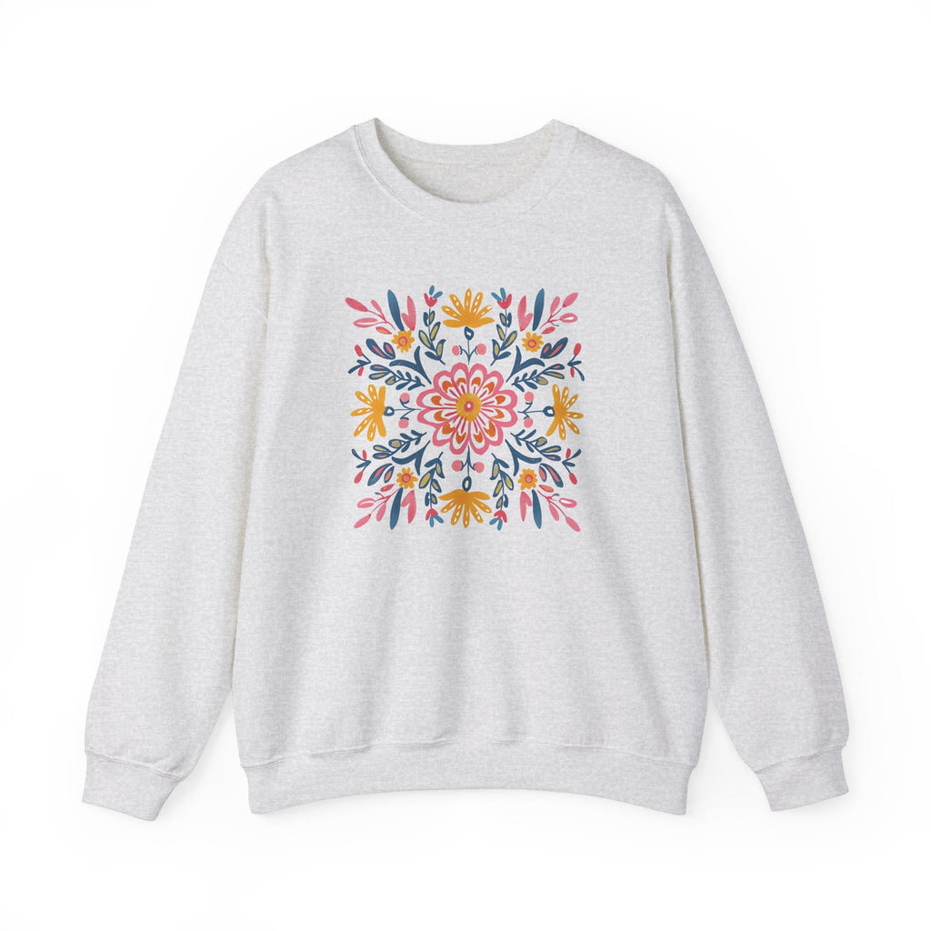 Chandail Coton Ouaté - FLEURS MANDALA